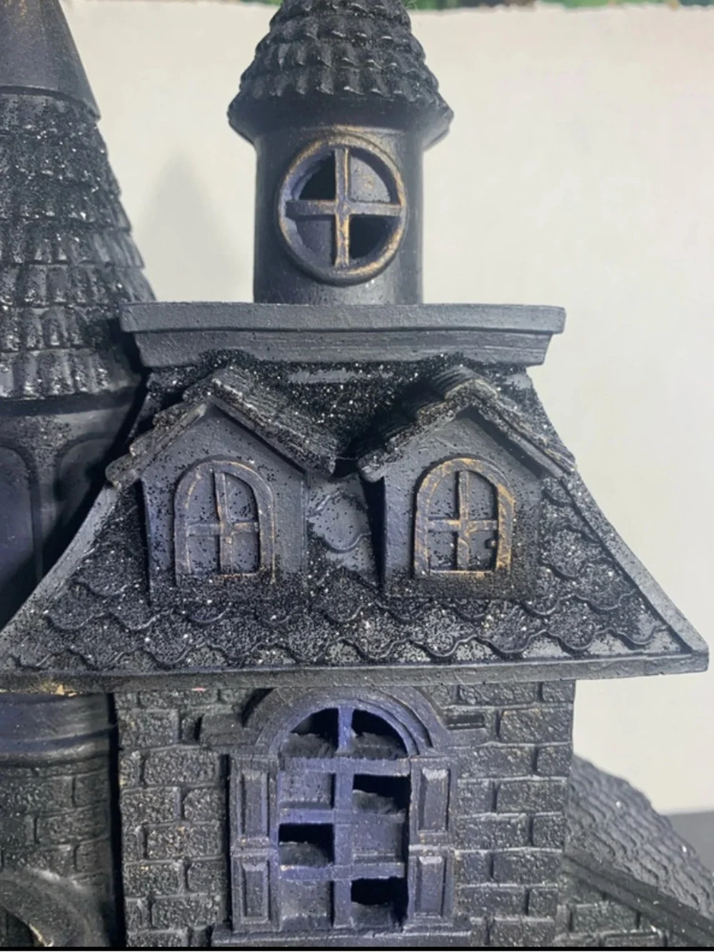 Gothic Haunted Manor Decorative Accent - Black